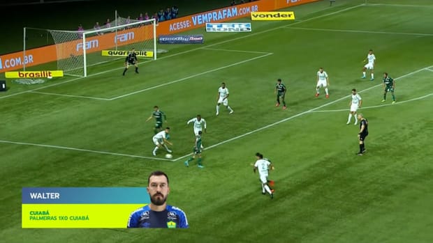 Walter's incredible double save for Cuiabá vs Palmeiras